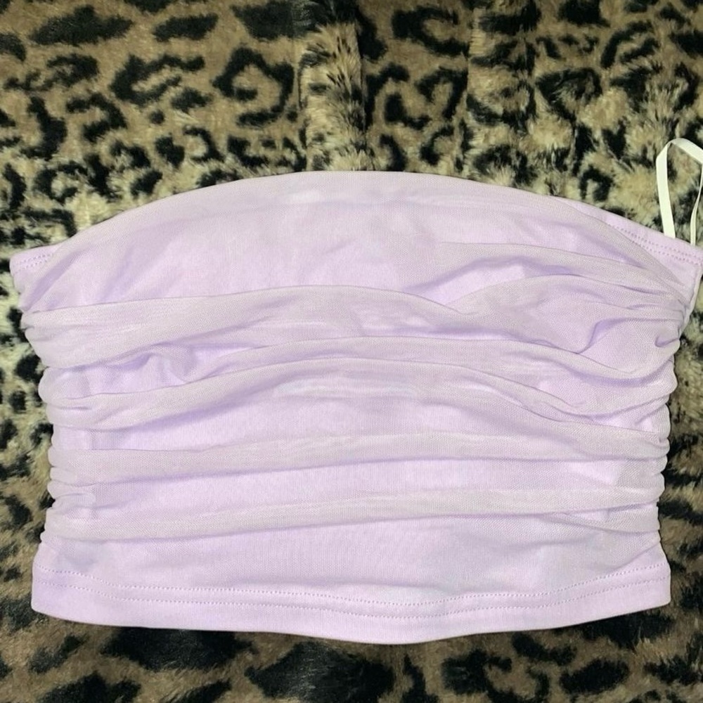 light purple tube top 💜